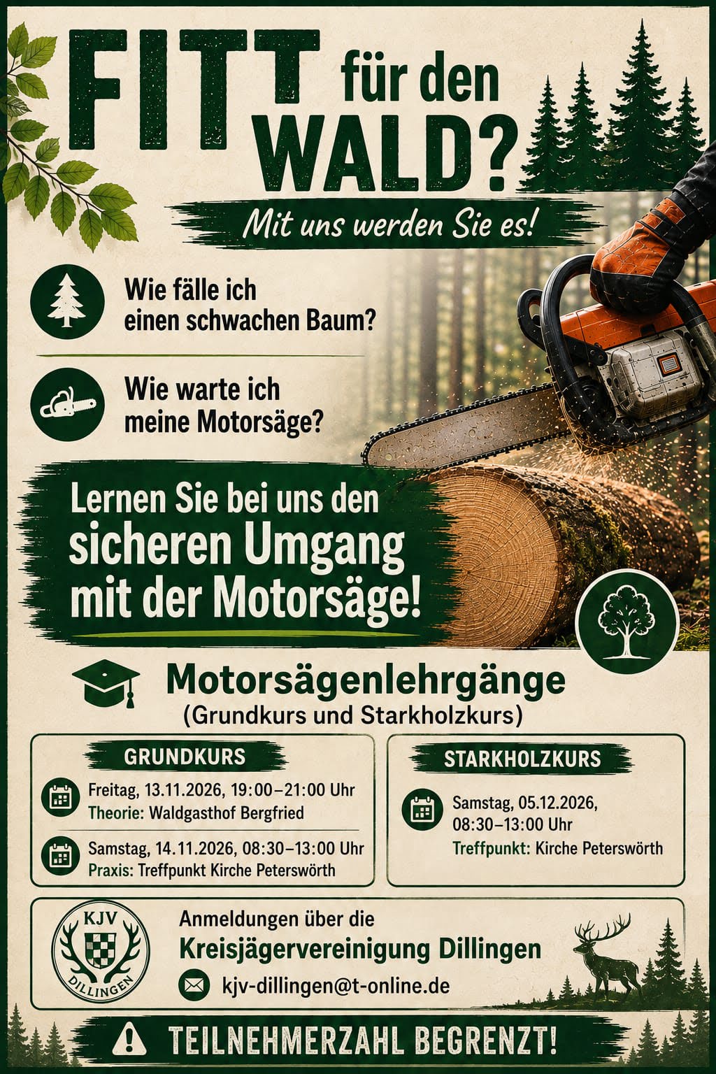 Motorsägenlehrgang